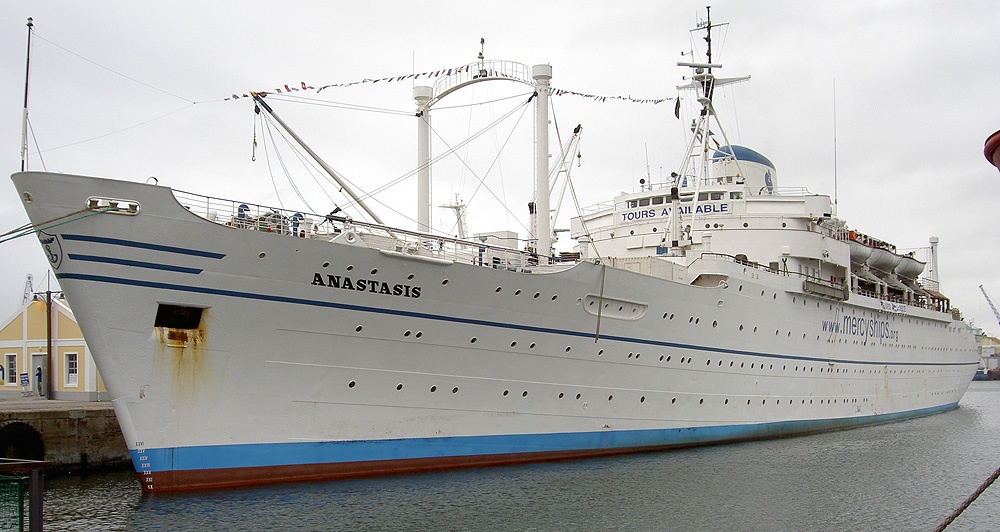 The Mercy Ship that my dad was the radio operator on.