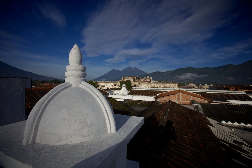 Antigua from the roof of my Antigua Hacienda