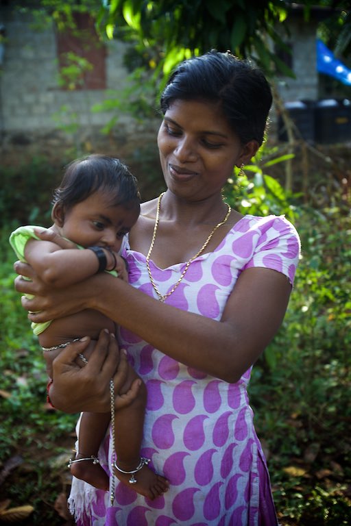 There is a Hindu belief that the gods take that which is beautiful, they place a black mark on their babies to make him or her less beautiful 