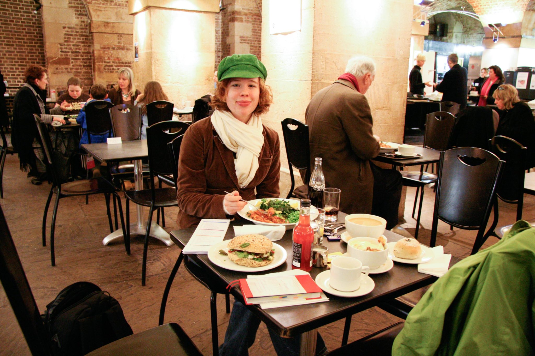 Great Sunday lunch at Cafe in the crypt at St Martins-In-The-Fields church
